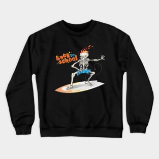 Back to school surf Crewneck Sweatshirt